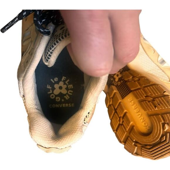 Converse Golf Le Fleur x Gianno Ox 'Biscotti' Sz 7 Tyler The Creator chunky y2k - Picture 8 of 10